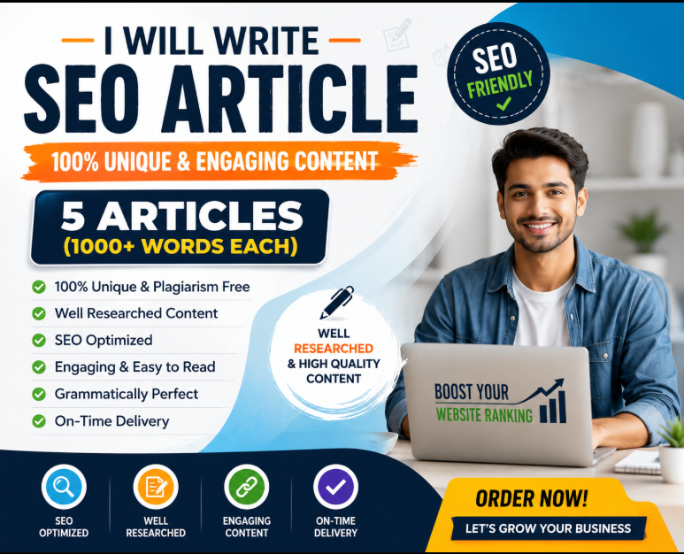 I Will Write 100 Unique SEO Content for Your Website