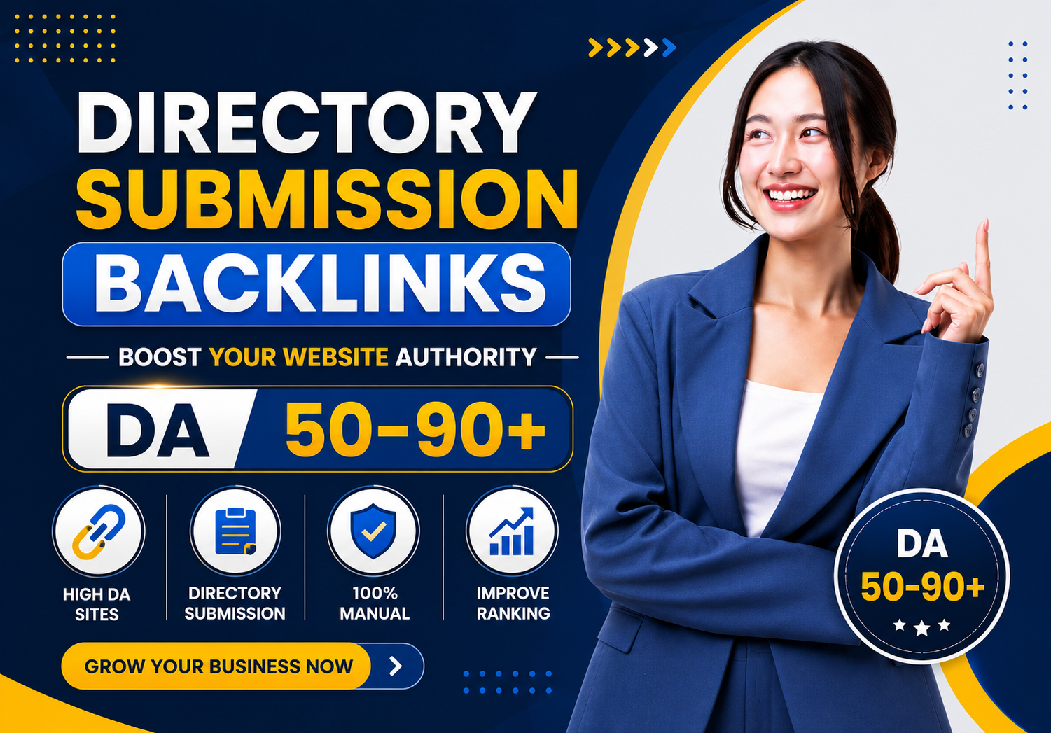 High Authority Manual 100 Directory Submission Backlinks for SEO Growth
