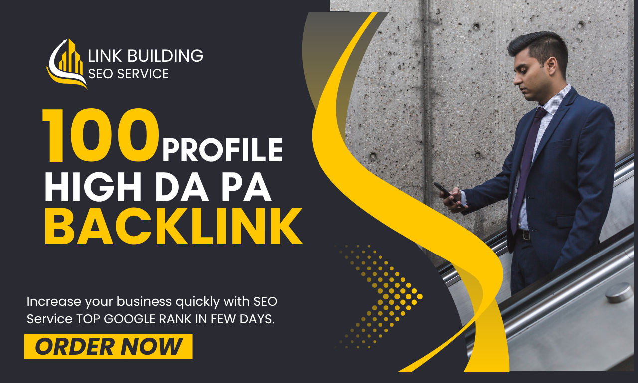 SEO Service Rank Booster Package 100 Profile Backlink...