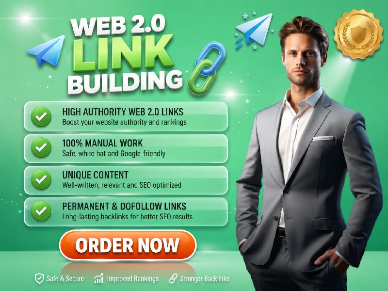 High Authority Web 2.0 Link Building for Safe SEO Growth