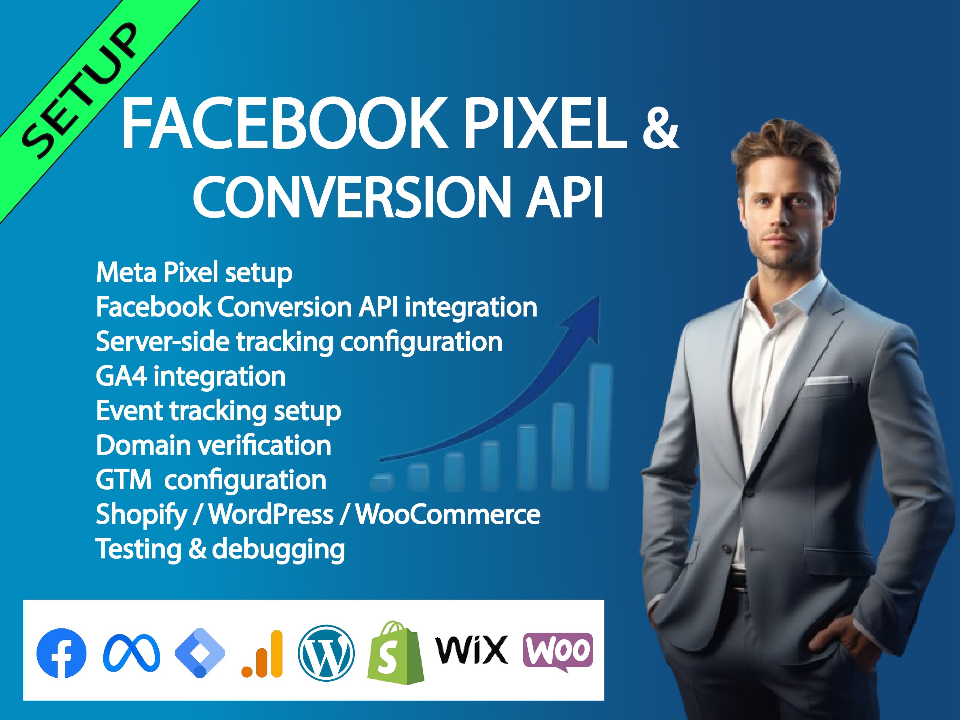 I will setup Meta Pixel Conversion API 