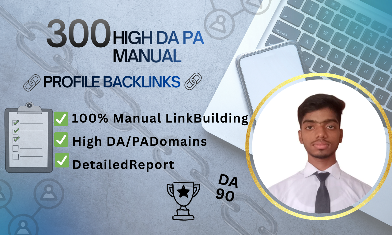 I Will Create Powerful Profile Backlinks for Better R...