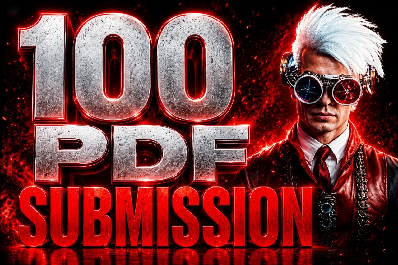 I Will Do 100 Manual PDF Submissions for SEO Backlink...