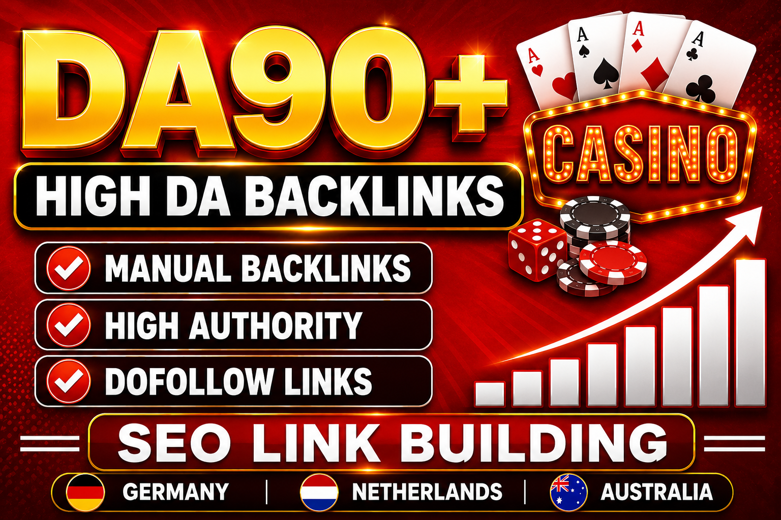 Build 50 High Authority Casino Poker Slots Backlinks ...