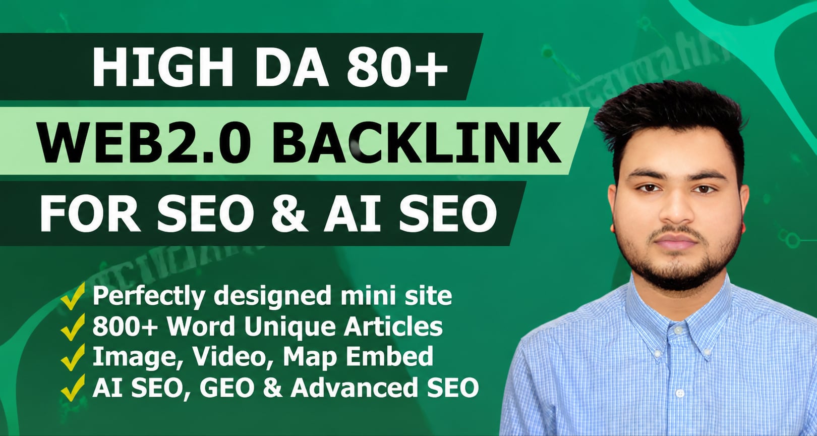 I will do Provide 80 Permanent WEB2.0 Backlinks With ...