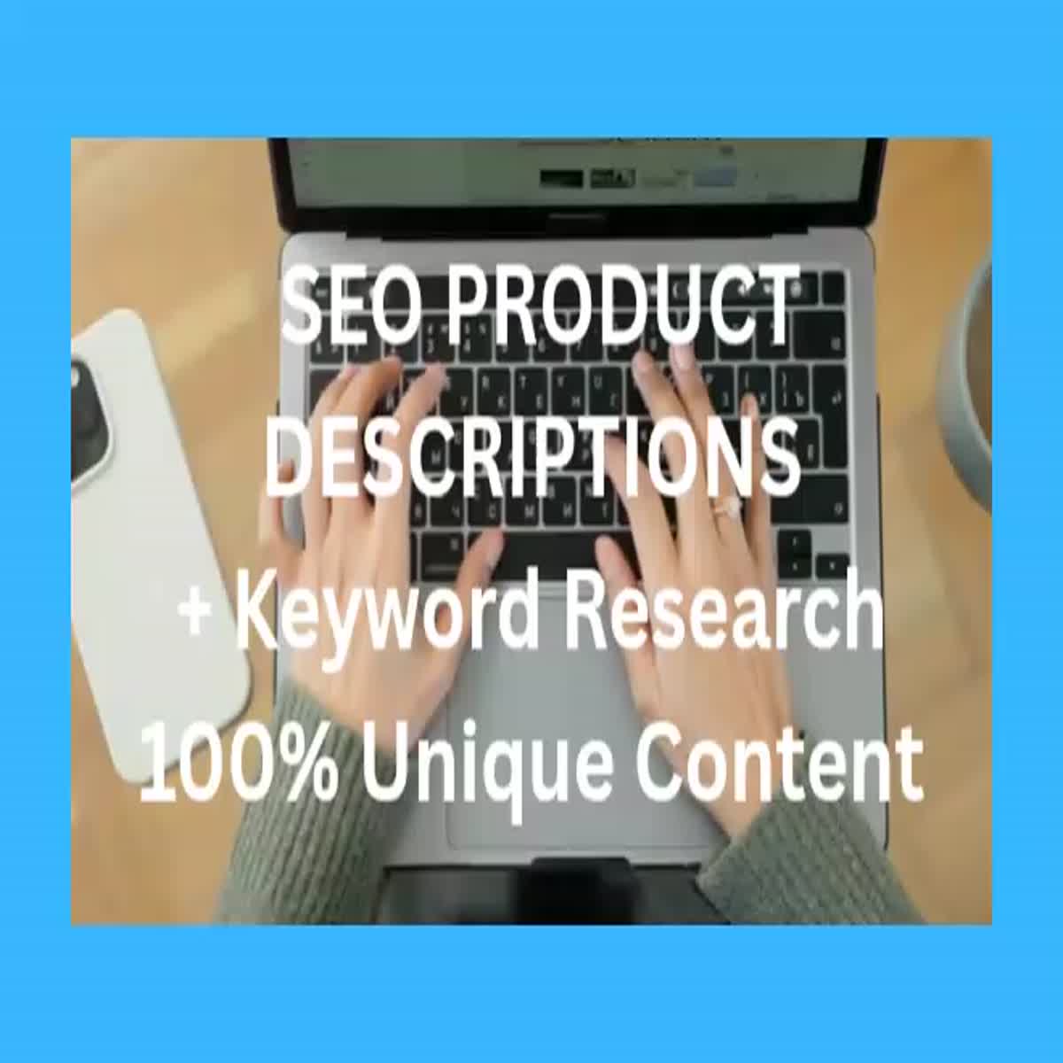 I will write SEO product descriptions for E-commerce ...