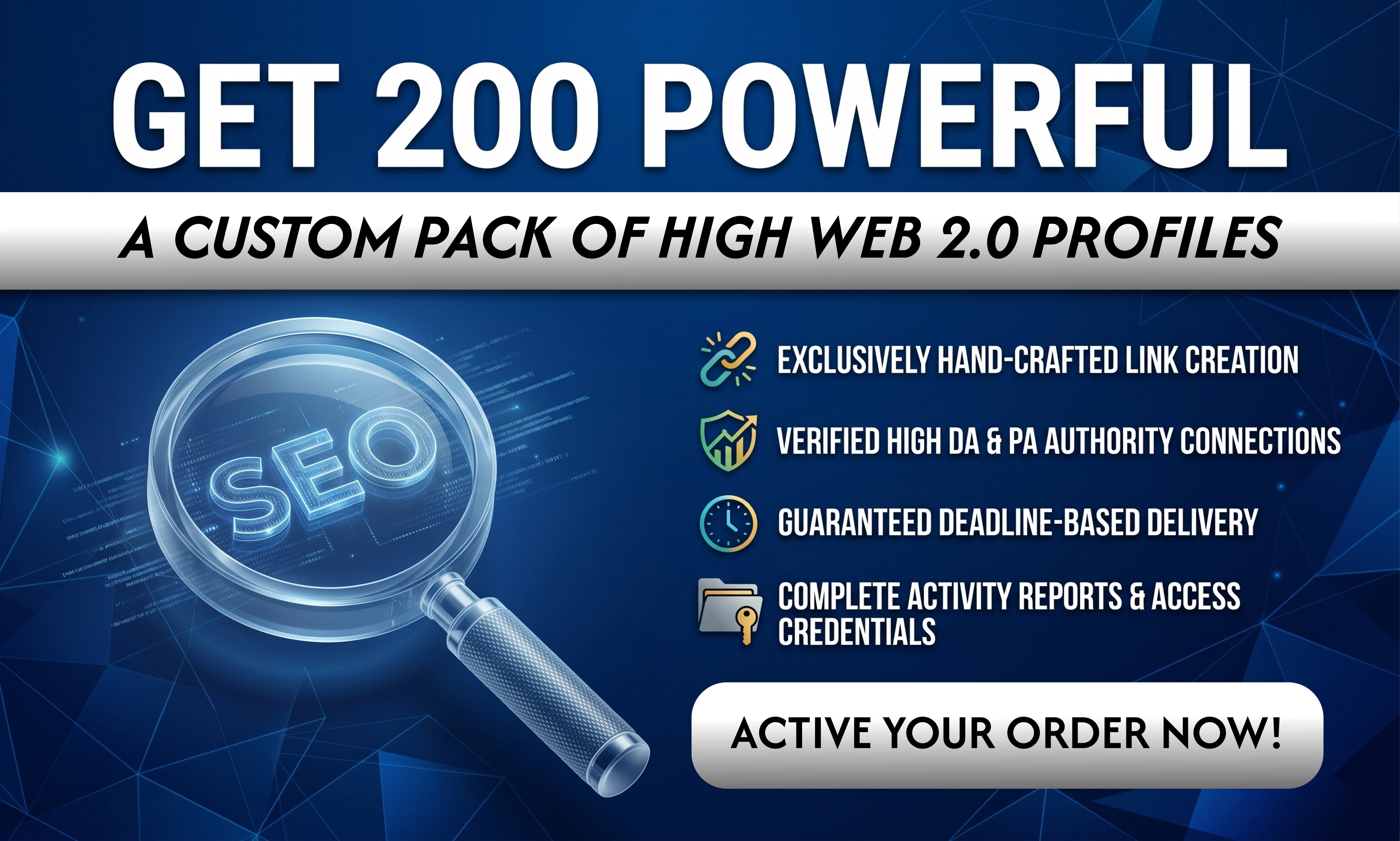 I will Provide Safe, Manual, and Dofollow Web 2.0 Backlinks