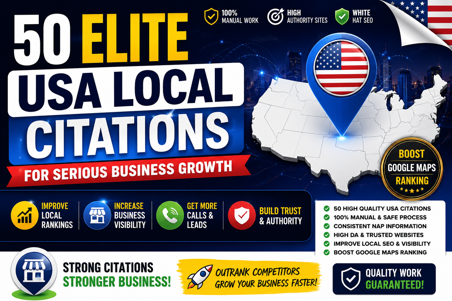 50 Elite USA Local Citations for Serious Business Growth