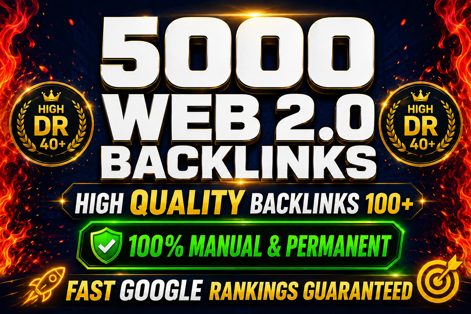 I Will Create 5000 Web 2.0 Backlinks DR 40+ High Qual...