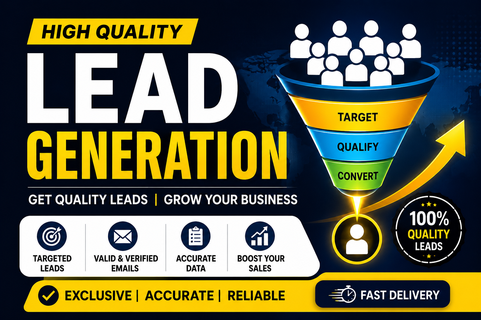 I Will Provide Verified Email Lists and Business Lead...
