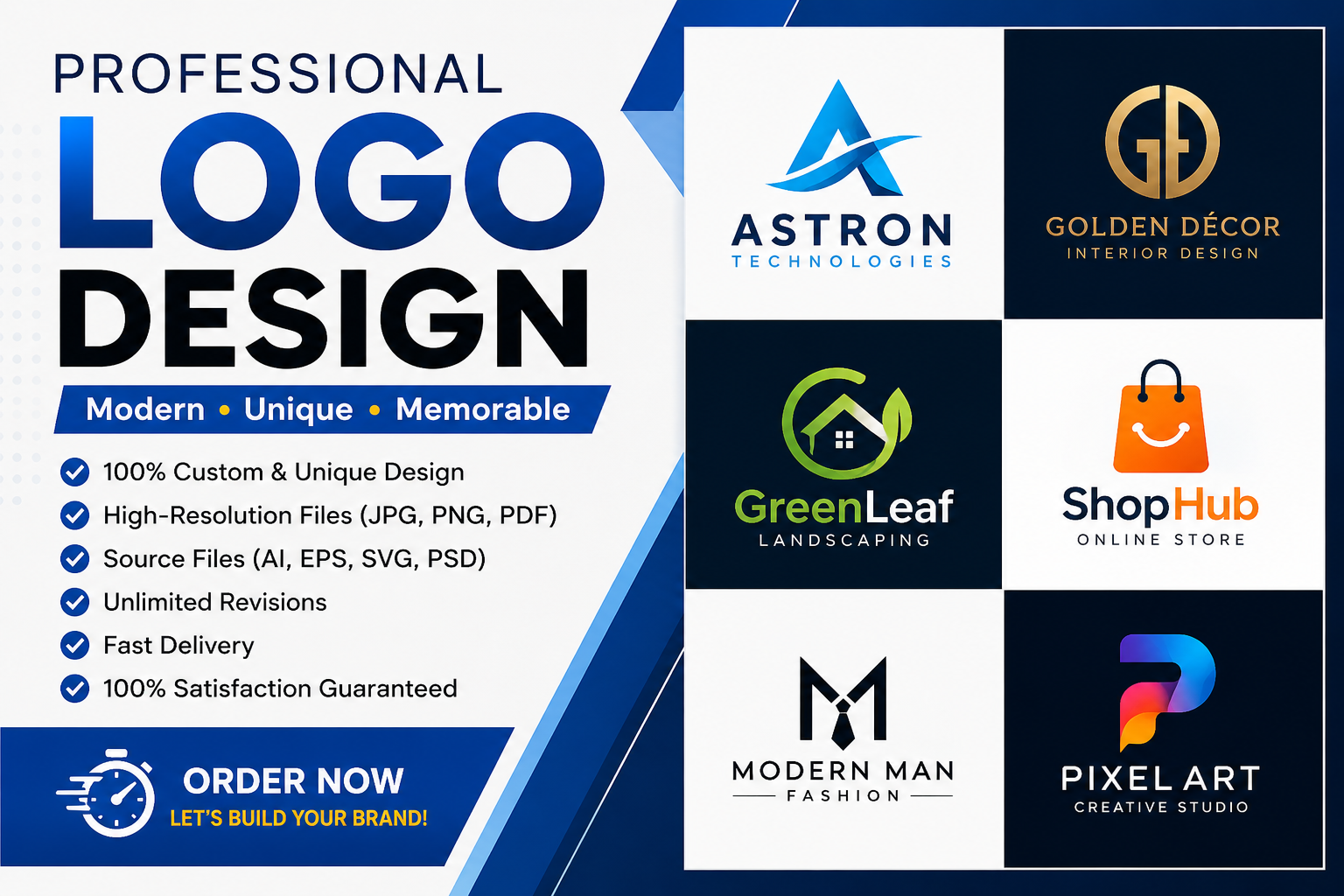 I Will Design a Professional Custom Logo for Your Bus...