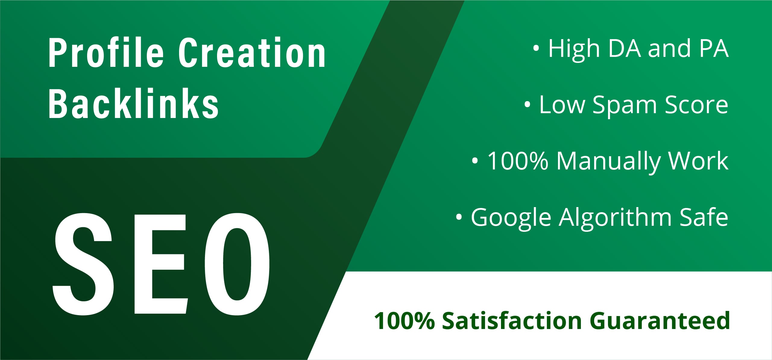I will build 100 manual profile backlinks on high DA websites