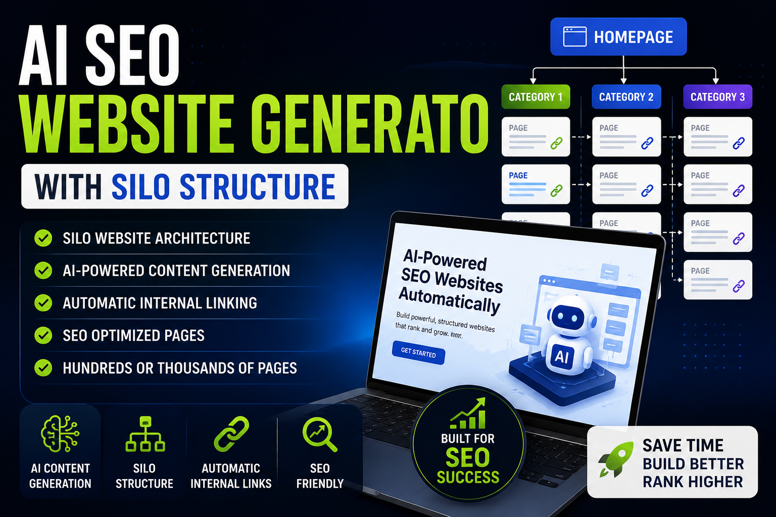 AI SEO Website Generator with SILO Structure