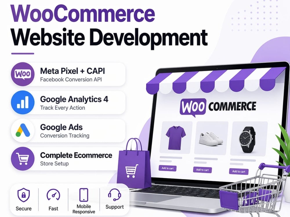 WooCommerce store with Meta Pixel, Conversion API, ...