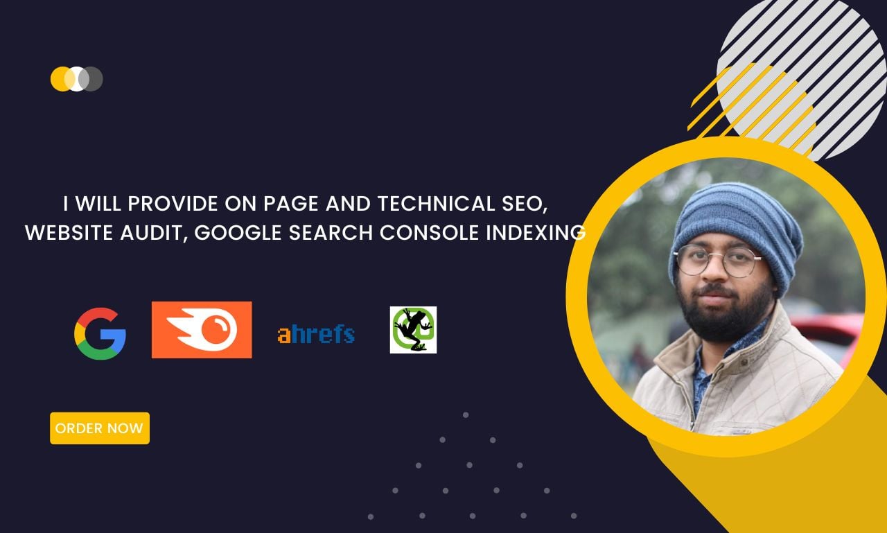 I will Provide on page and technical SEO, website audit, google search console indexing