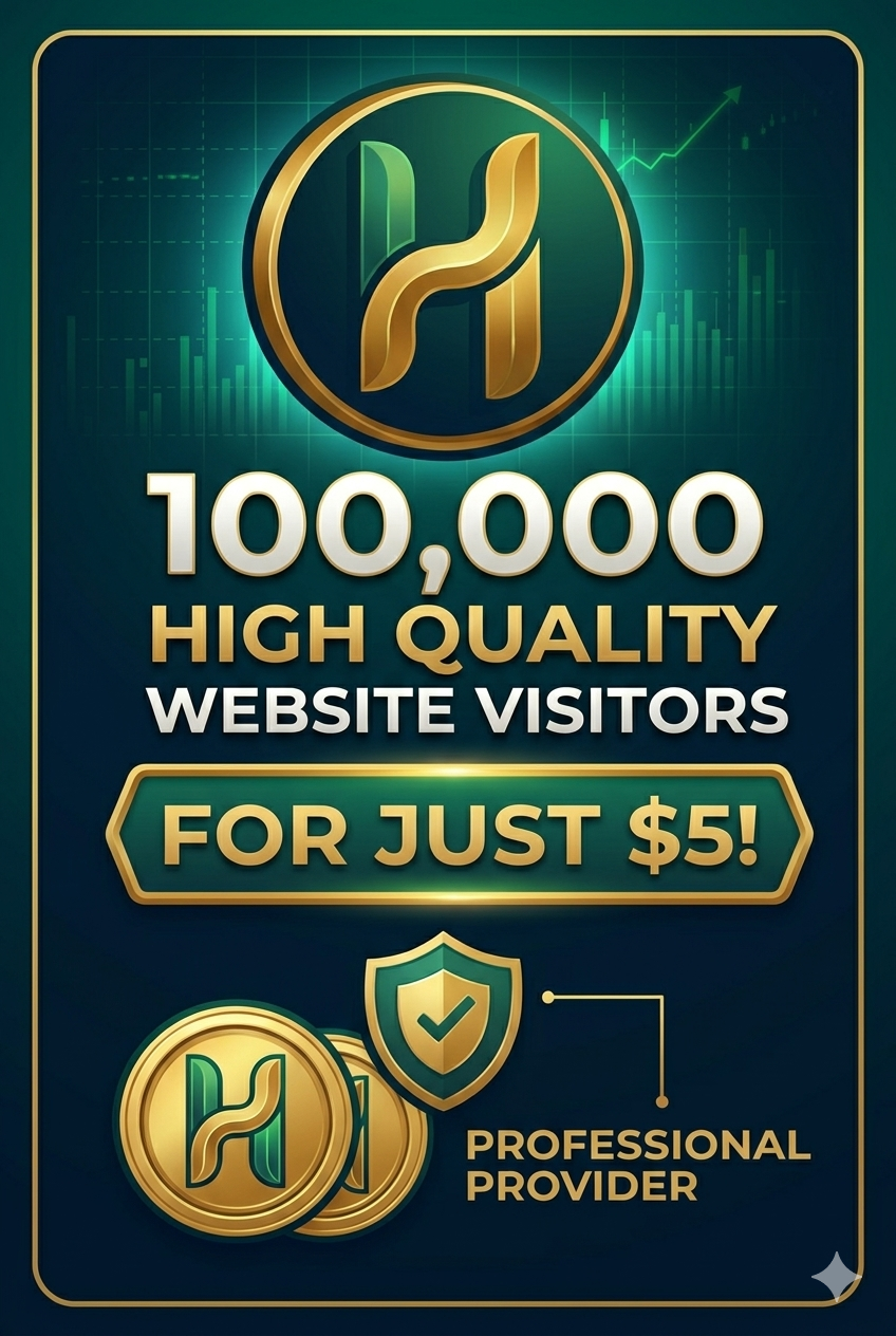 I will deliver 100,000 High Quality Website Visitors ...