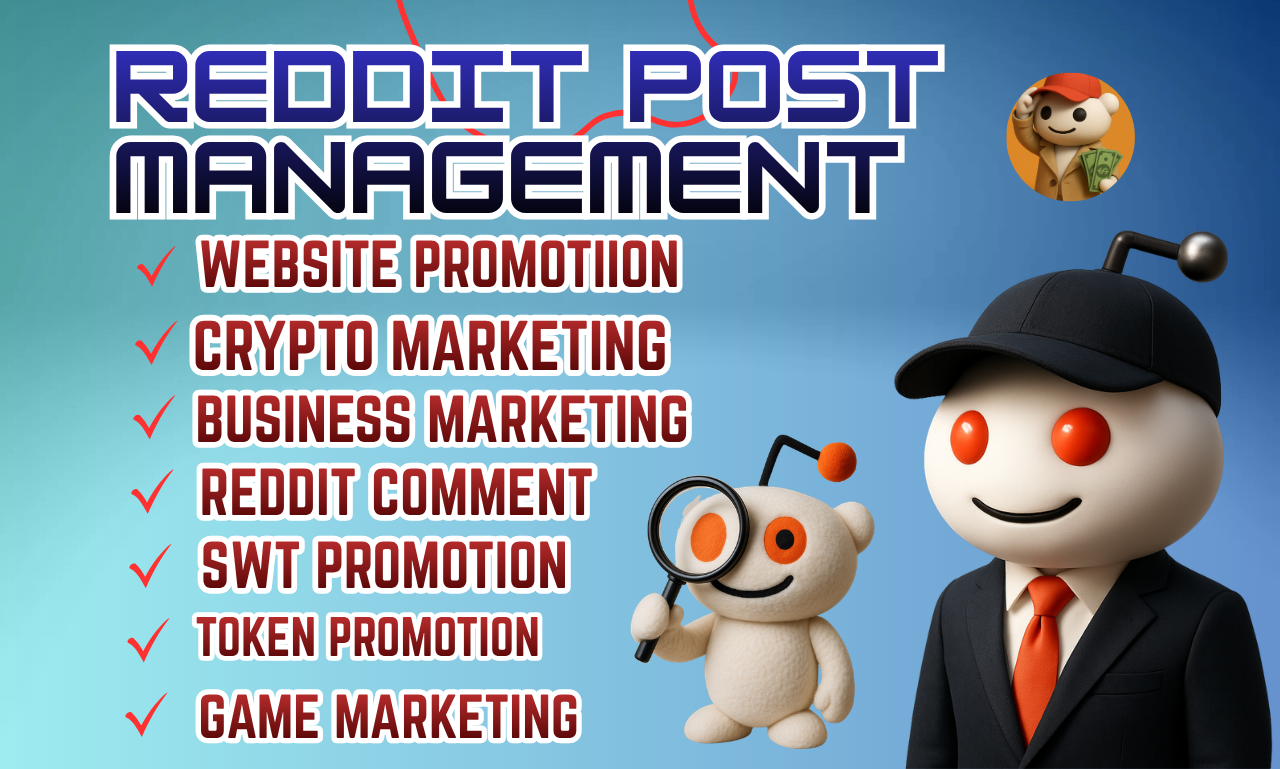 I will create 1 reddit post for your saas, ecommerce ...