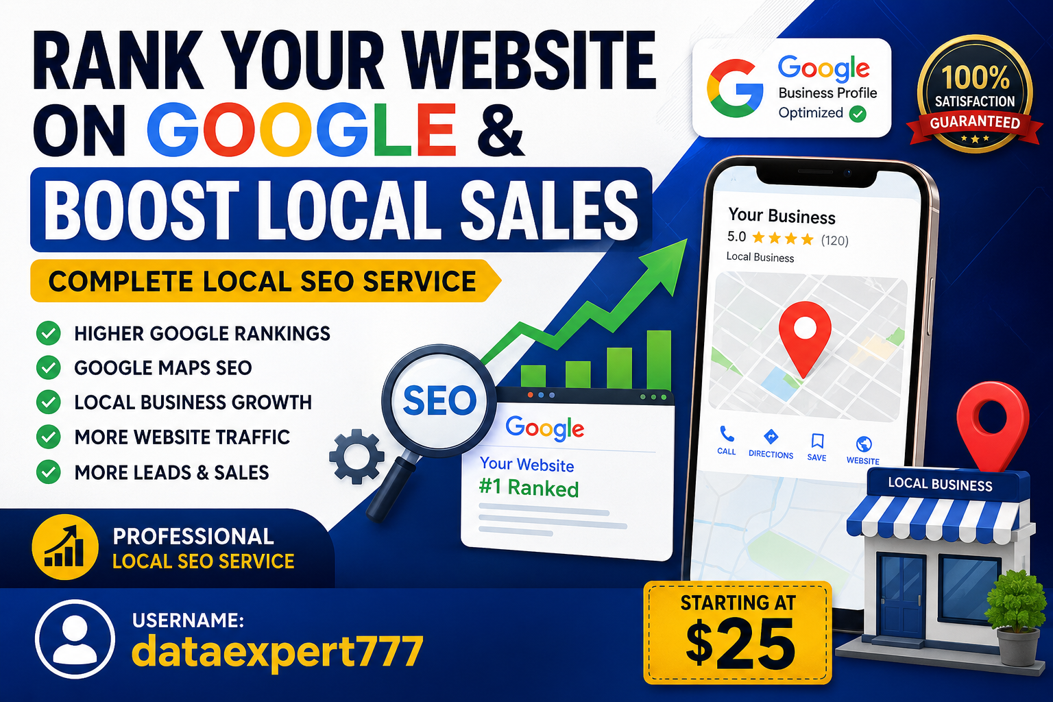 I Will Rank Your Website on Google and Boost Local Bu...