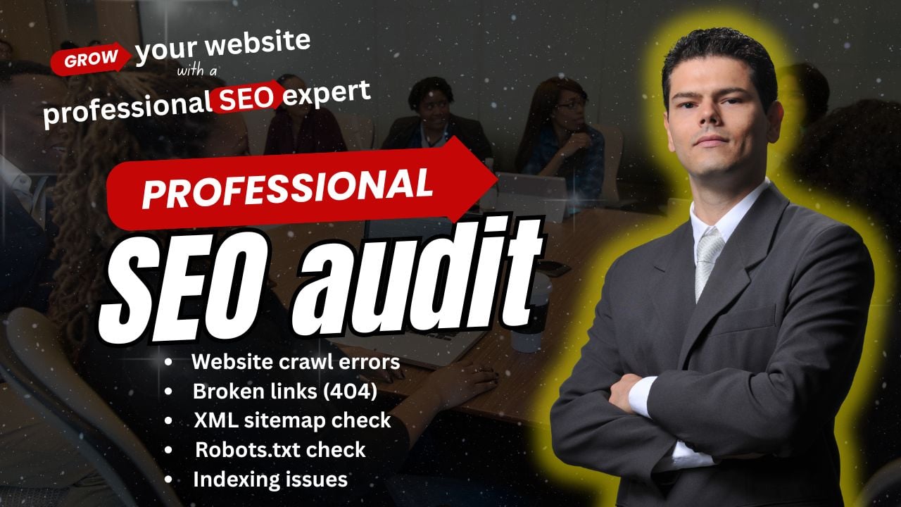 I will provide a professional technical SEO audit and fix critical issues.