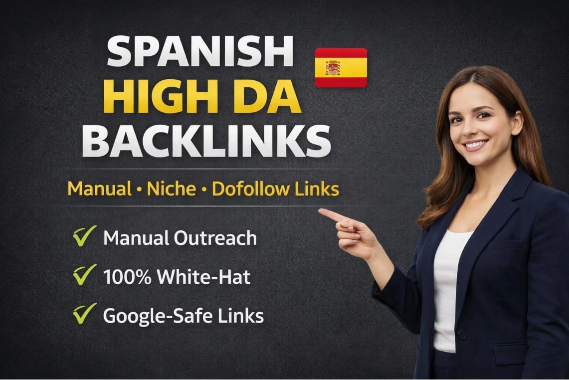 I will build high da spanish white hat backlinks for ...