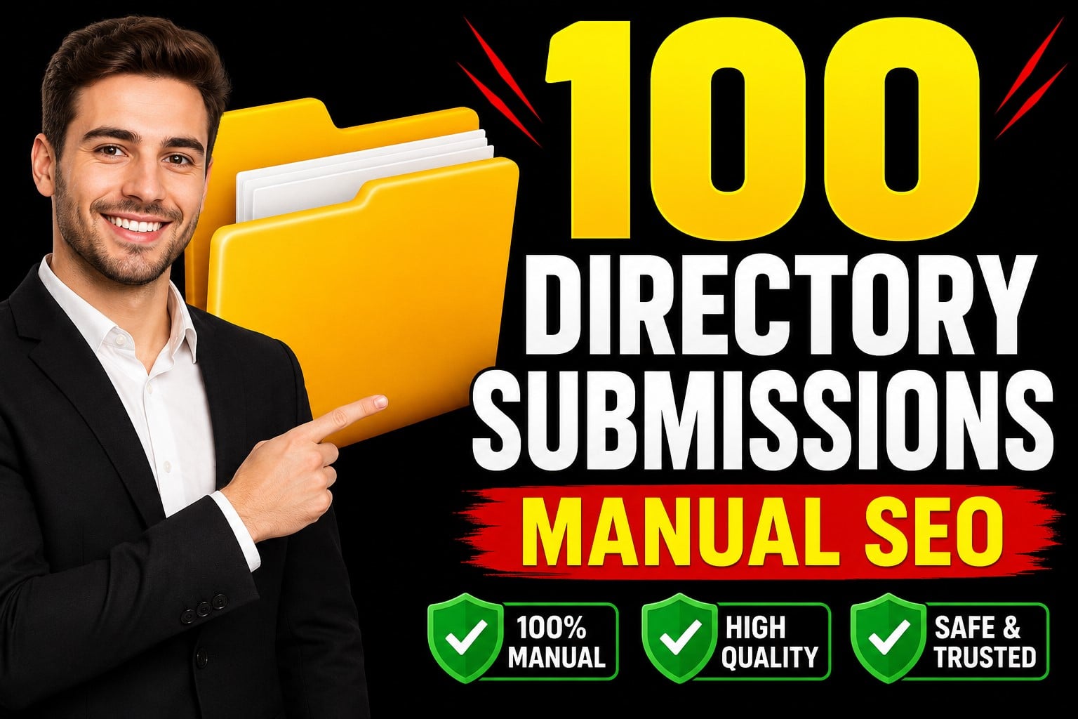 I Will Create 100 Manual Directory Submission Backlinks