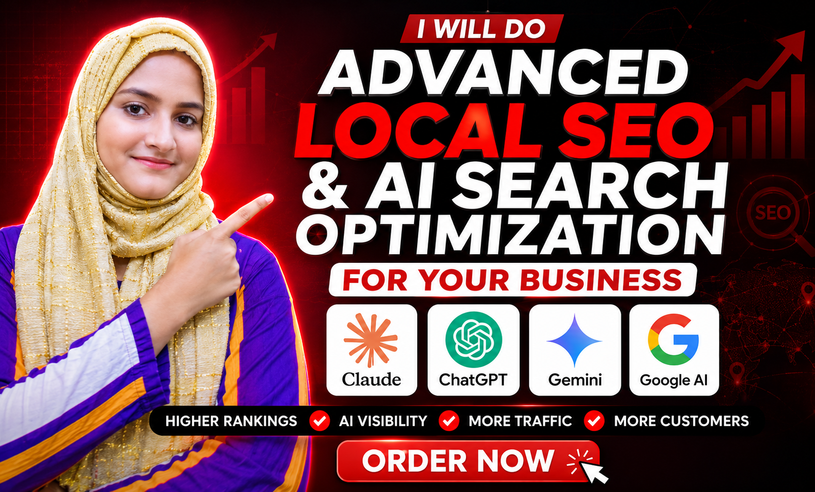 I will do local SEO and AI search optimization for your business 