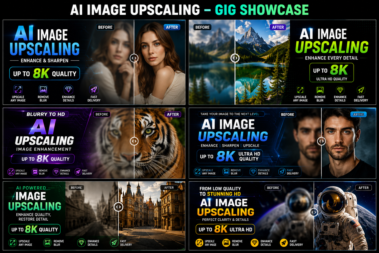 I will upscale and enhance images using AI to HD quality