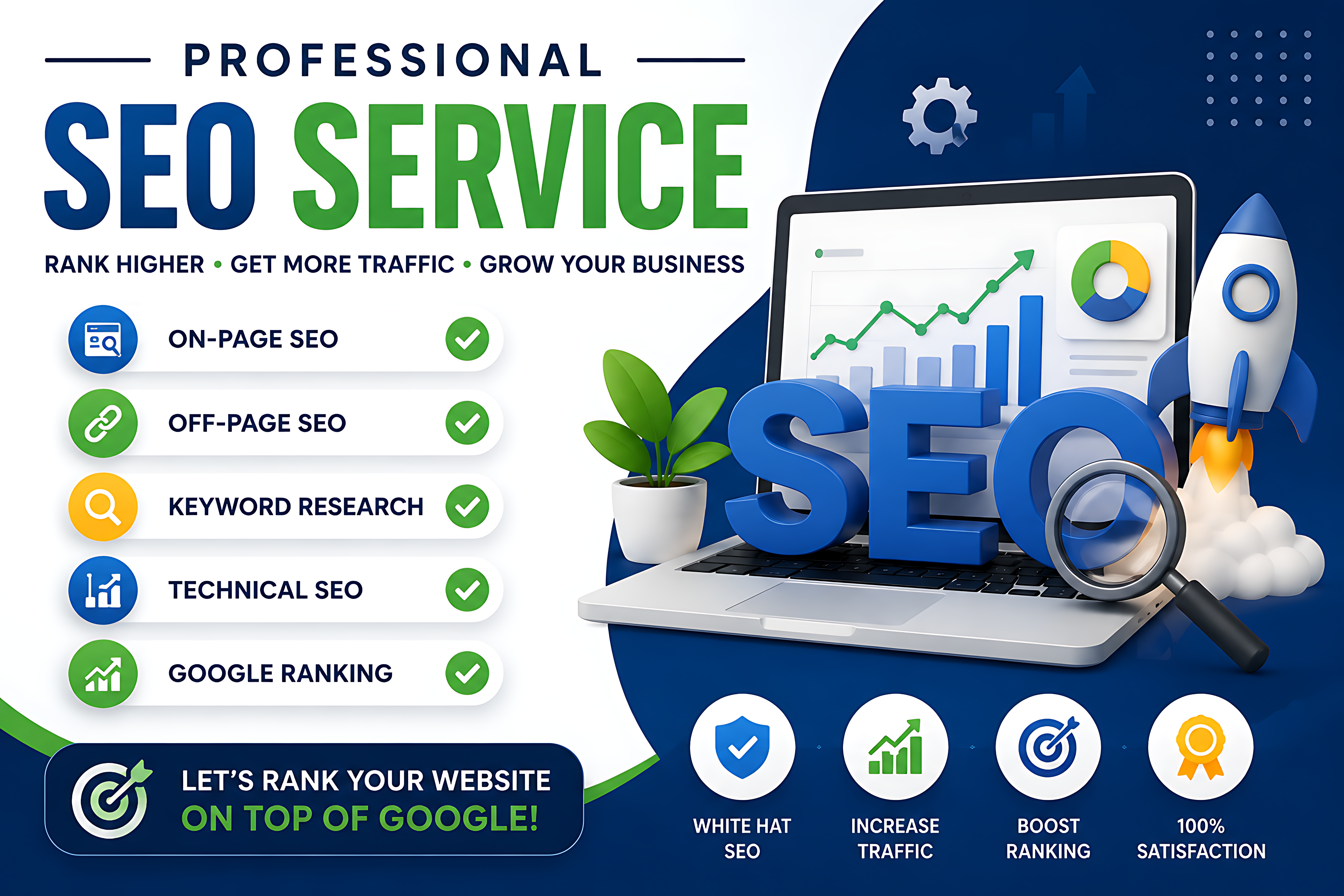 I Will Do Professional On-Page and Off-Page SEO for G...
