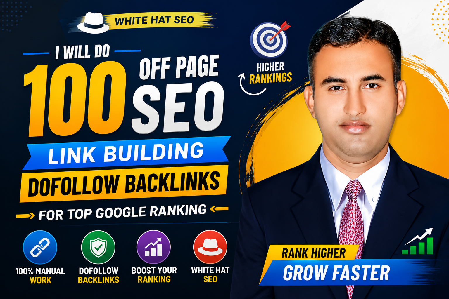 I Will Build 100 Manual Dofollow Off-Page SEO Backlin...
