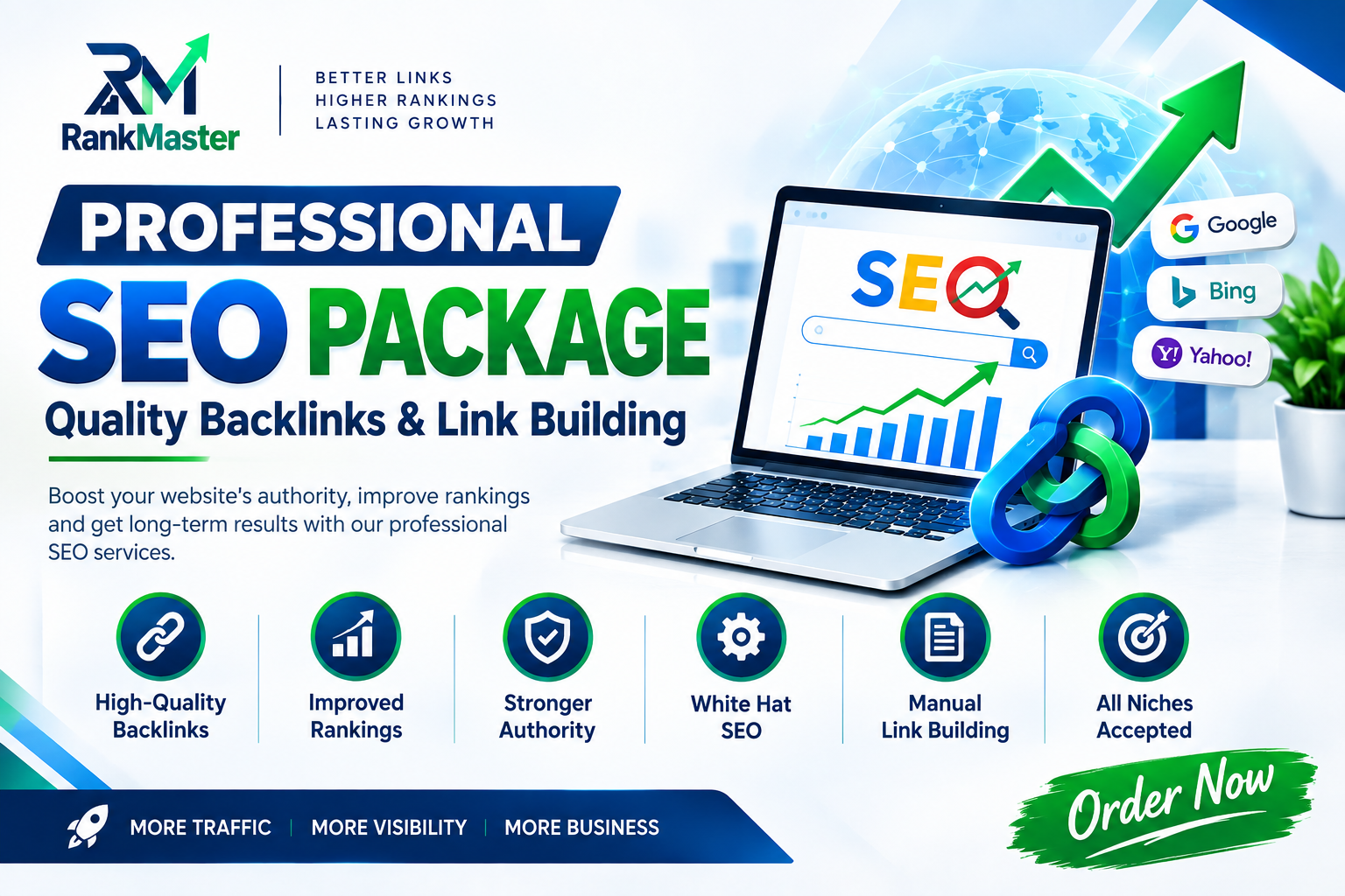 Professional SEO Package Quality Backlinks & Link Building