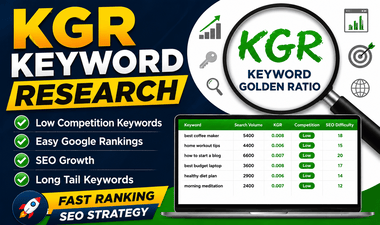 I Will Do Keyword Golden Ratio Research for Your Webs...