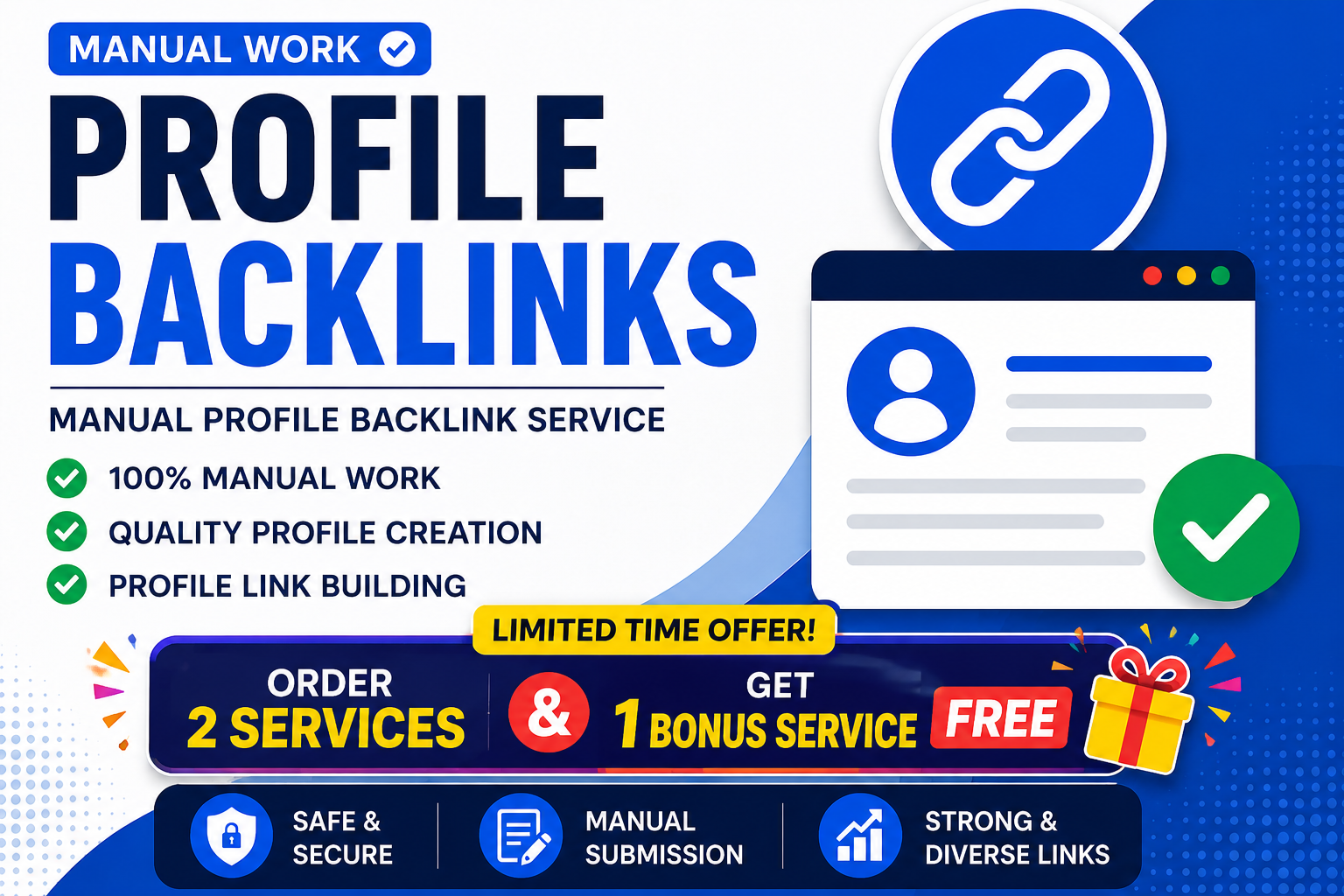 I will Build a Grow Your Website with Up to 700 Profile Backlinks