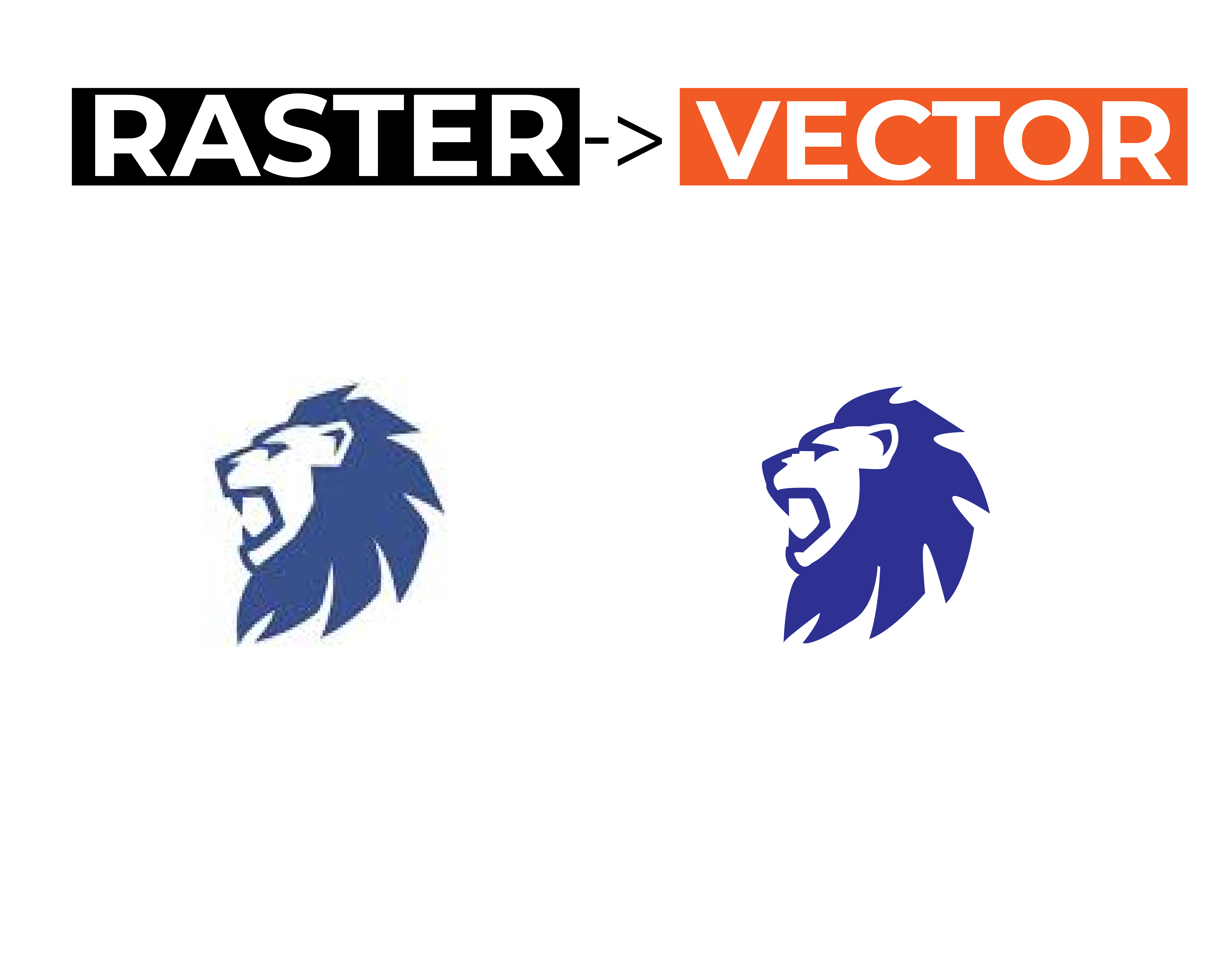 I will make AI image or raster img into vector or high-res quality img fast delivery