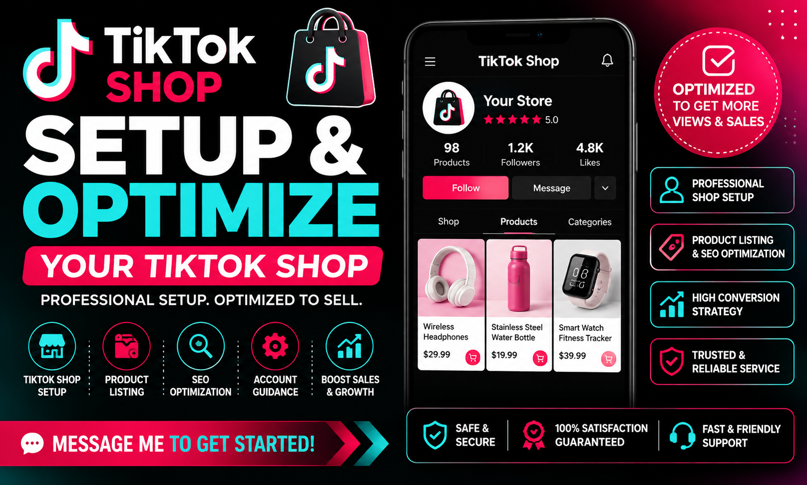 I Will Set Up and Optimize Your TikTok Shop and Product Listings
