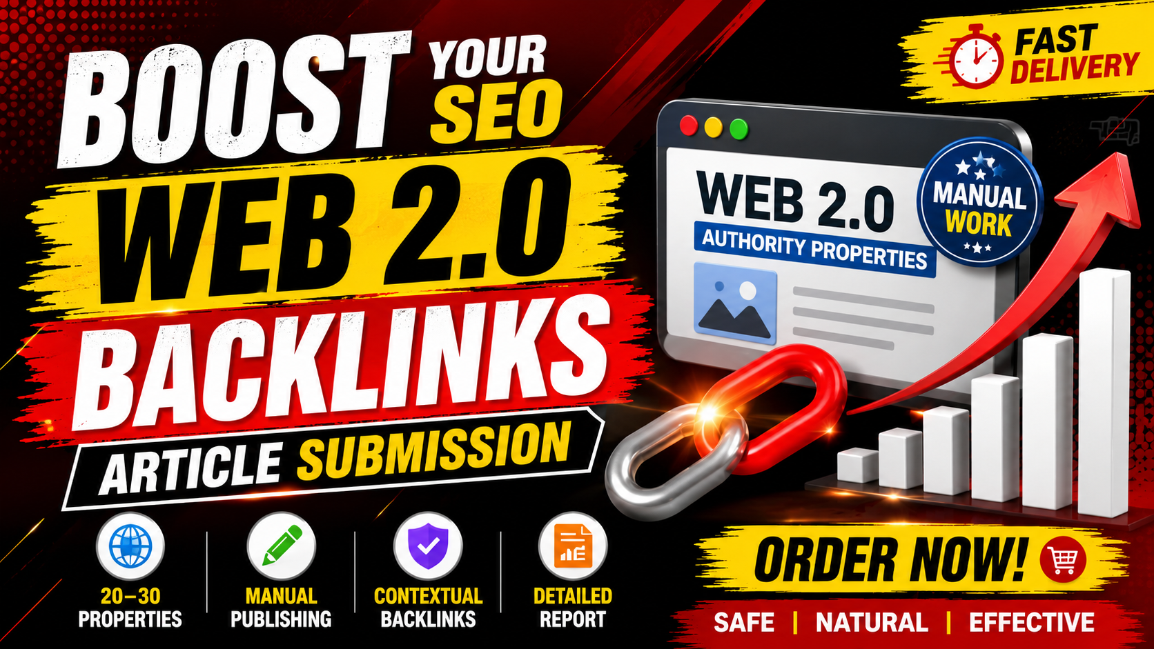 I Will Build High-Authority Manual Web 2.0 Backlinks for Organic Google Ranking