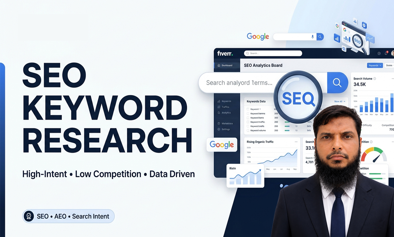 I Will Do Professional SEO Keyword Research for Low C...