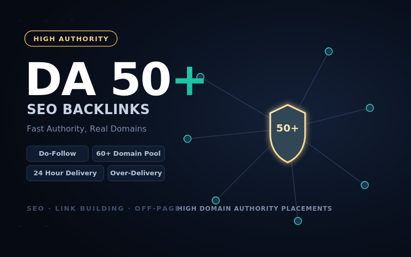 I Will Build 10 High DA 50 Plus SEO Backlinks