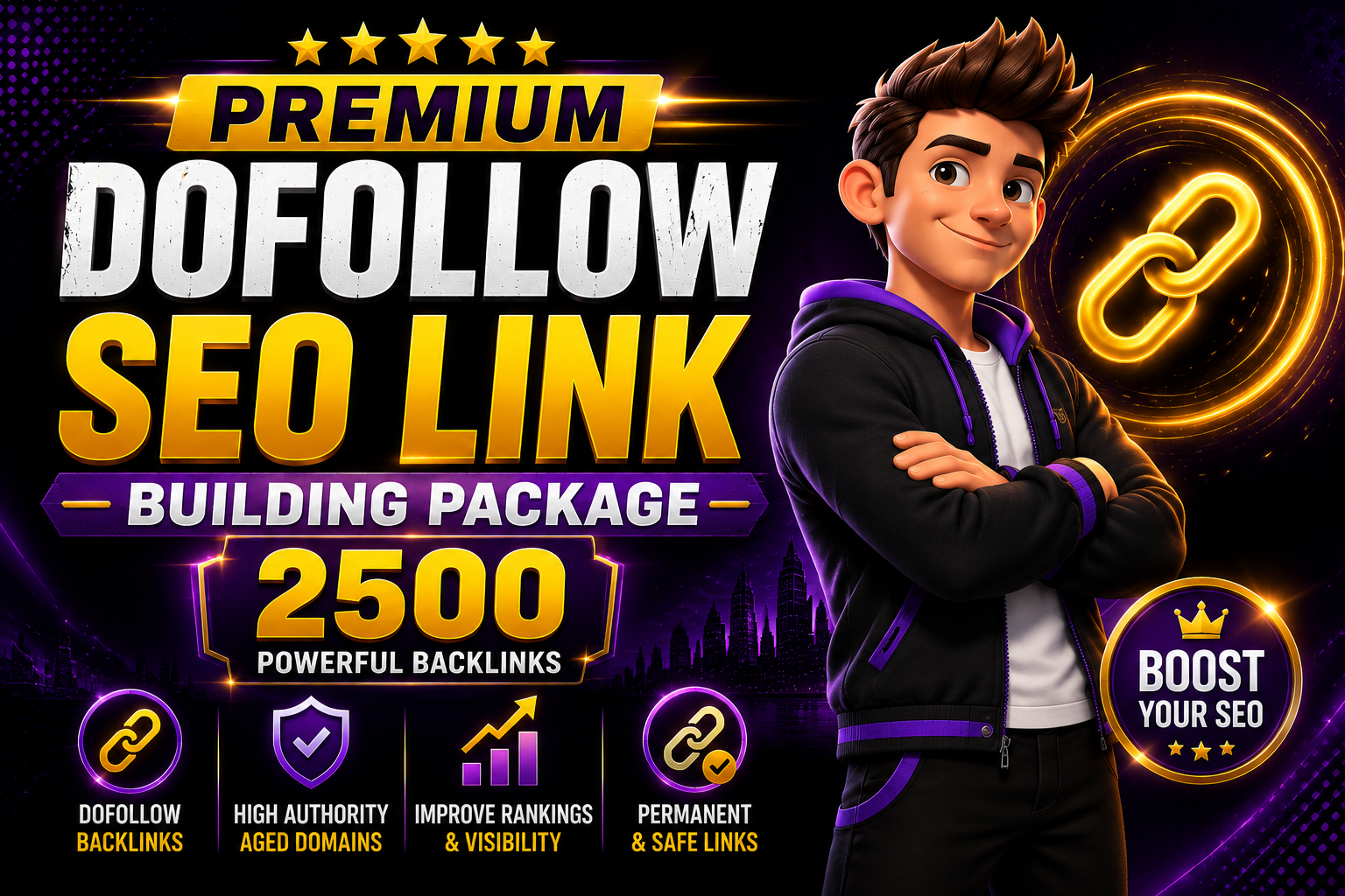 2500 High Authority Multi-Tier Backlinks - Premium SEO Link Building Package