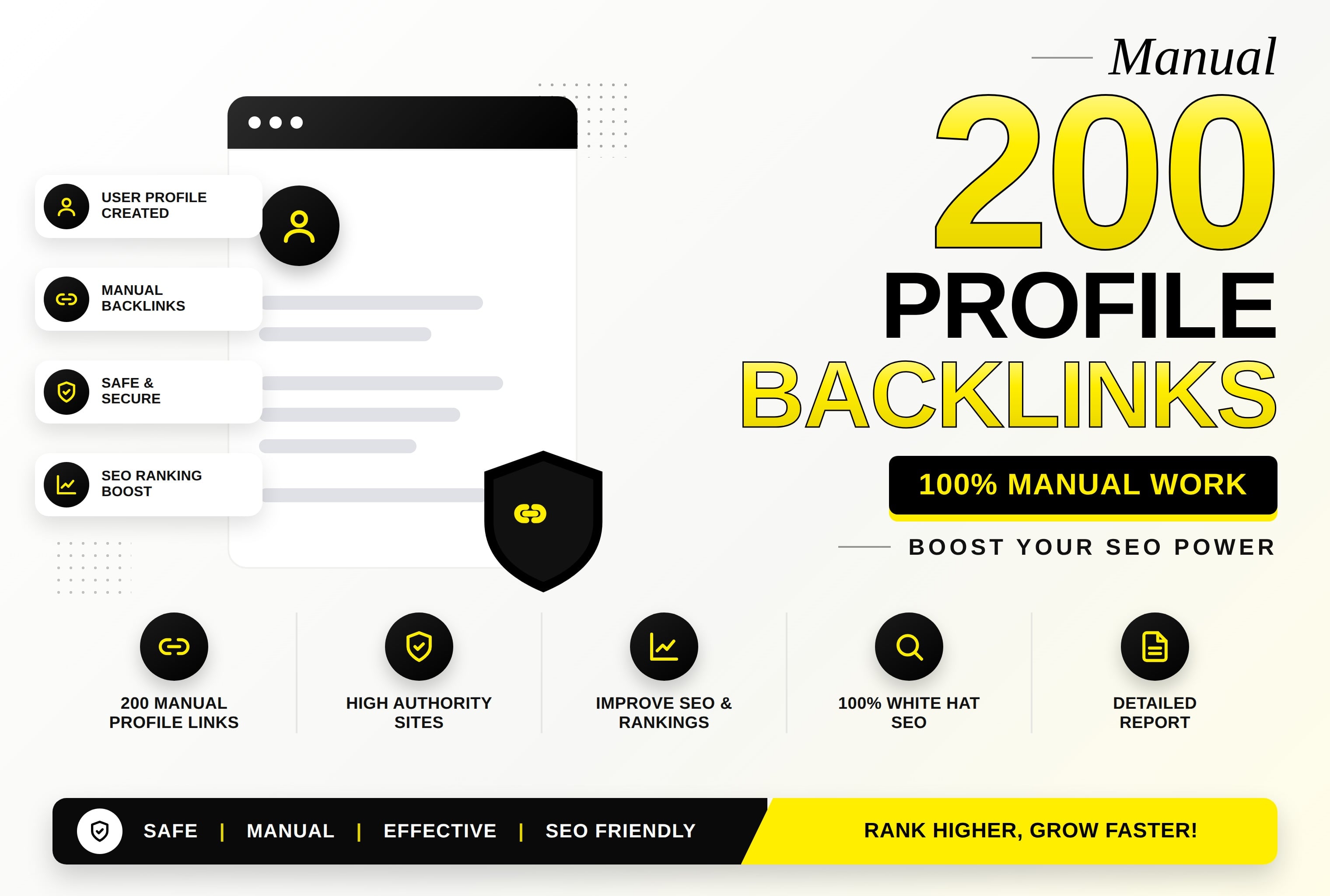 Build 200 Manual Profile Submission Backlinks
