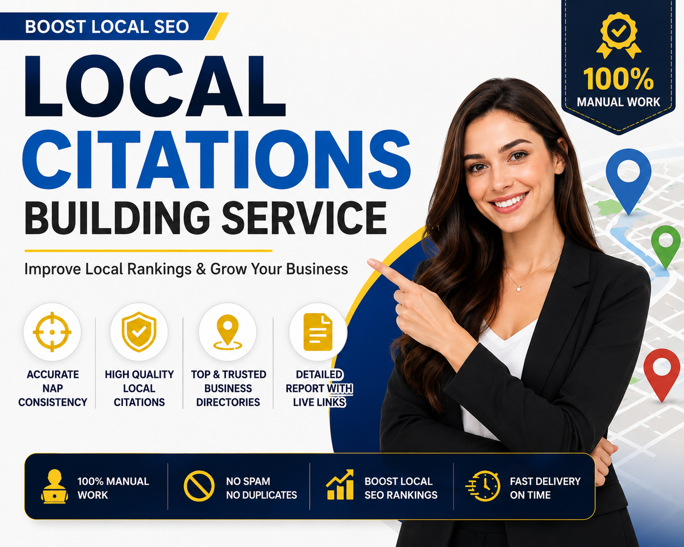 50 Premium Local Citation Service for Google Business
