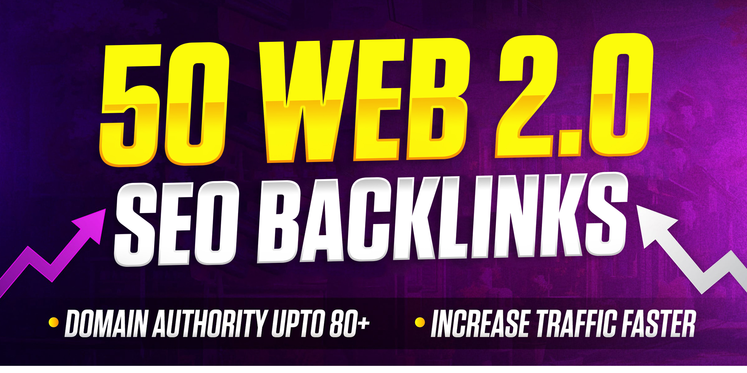 50 SEO Optimized Web 2.0 Solid Backlinks to Increase Organic Traffic and Domain Authority
