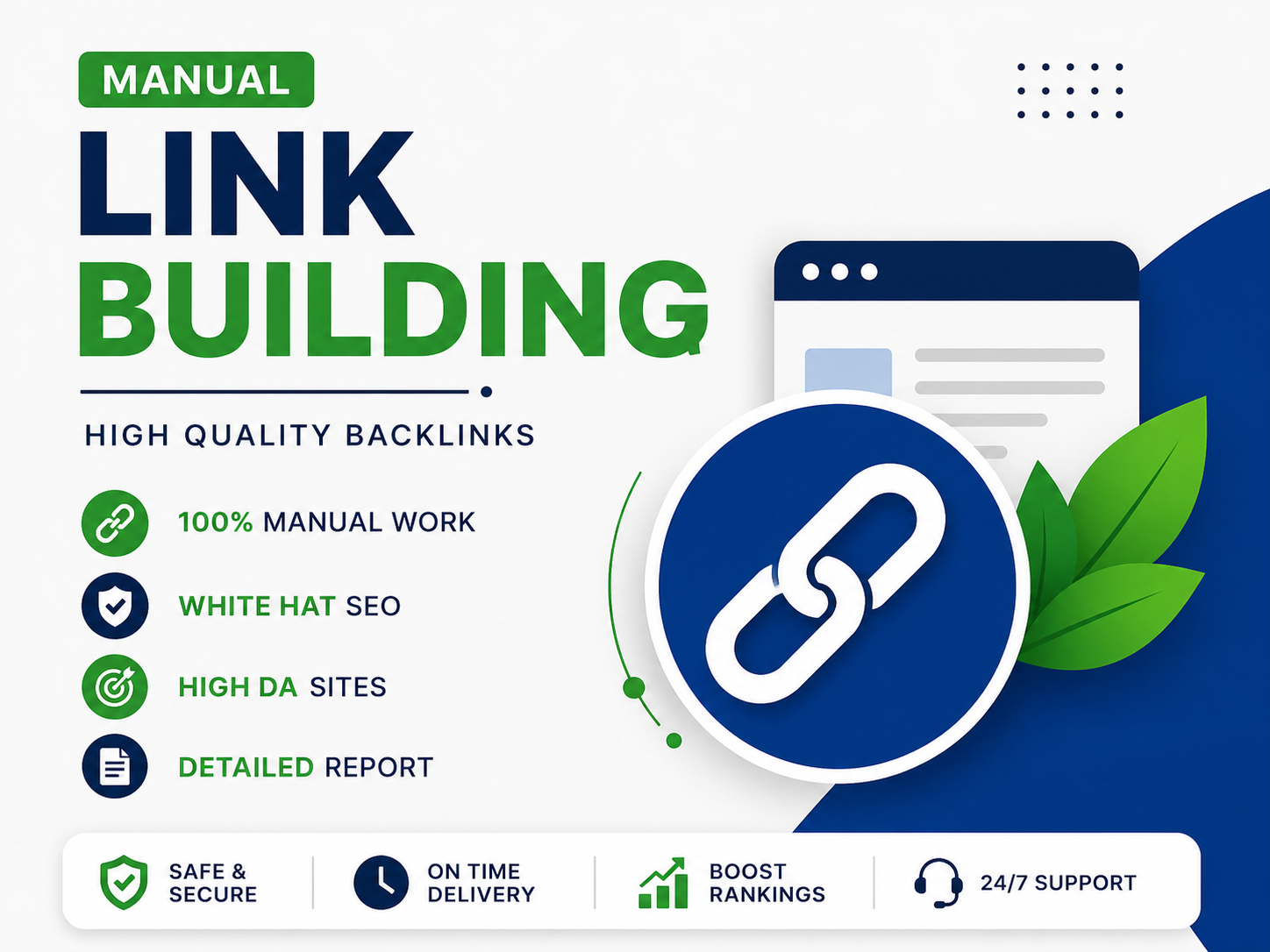 Build Quality Manual Backlinks to Improve SEO Ranking...