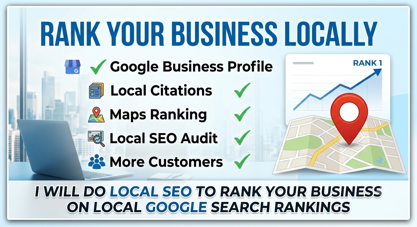 I will do local SEO to rank your business on local Go...