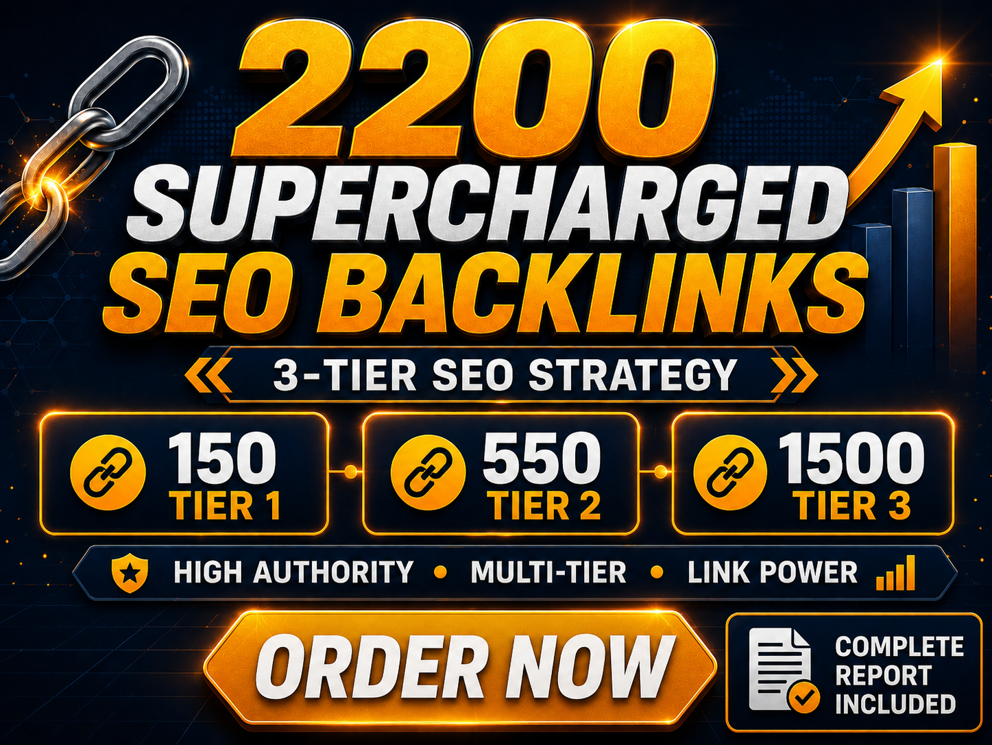 I Will Build 2200 Supercharged 3 Tier SEO Backlinks | Powerful Multi Tier Link Building Strategy
