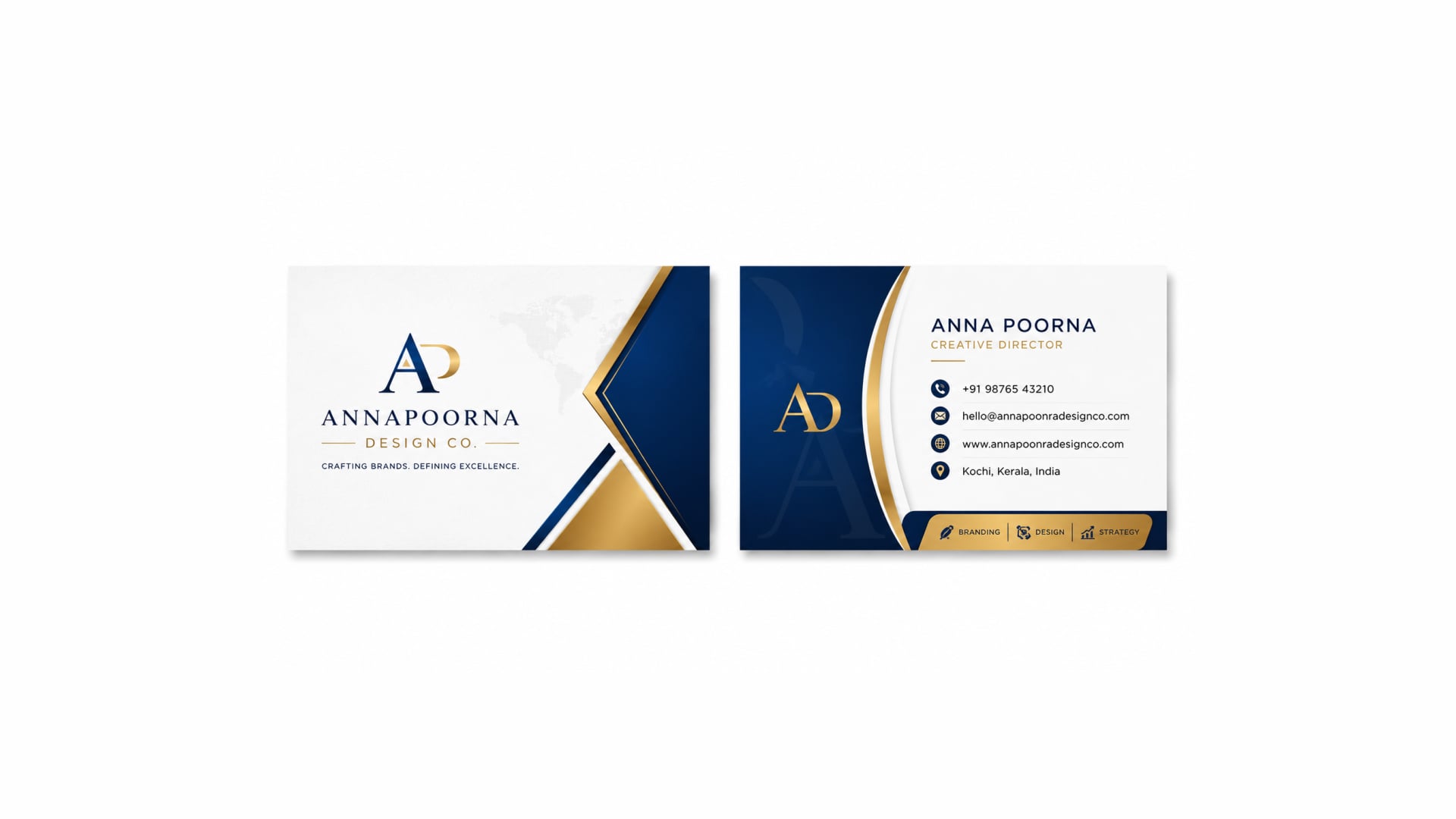 Create a Luxury Minimalist Business Card Design