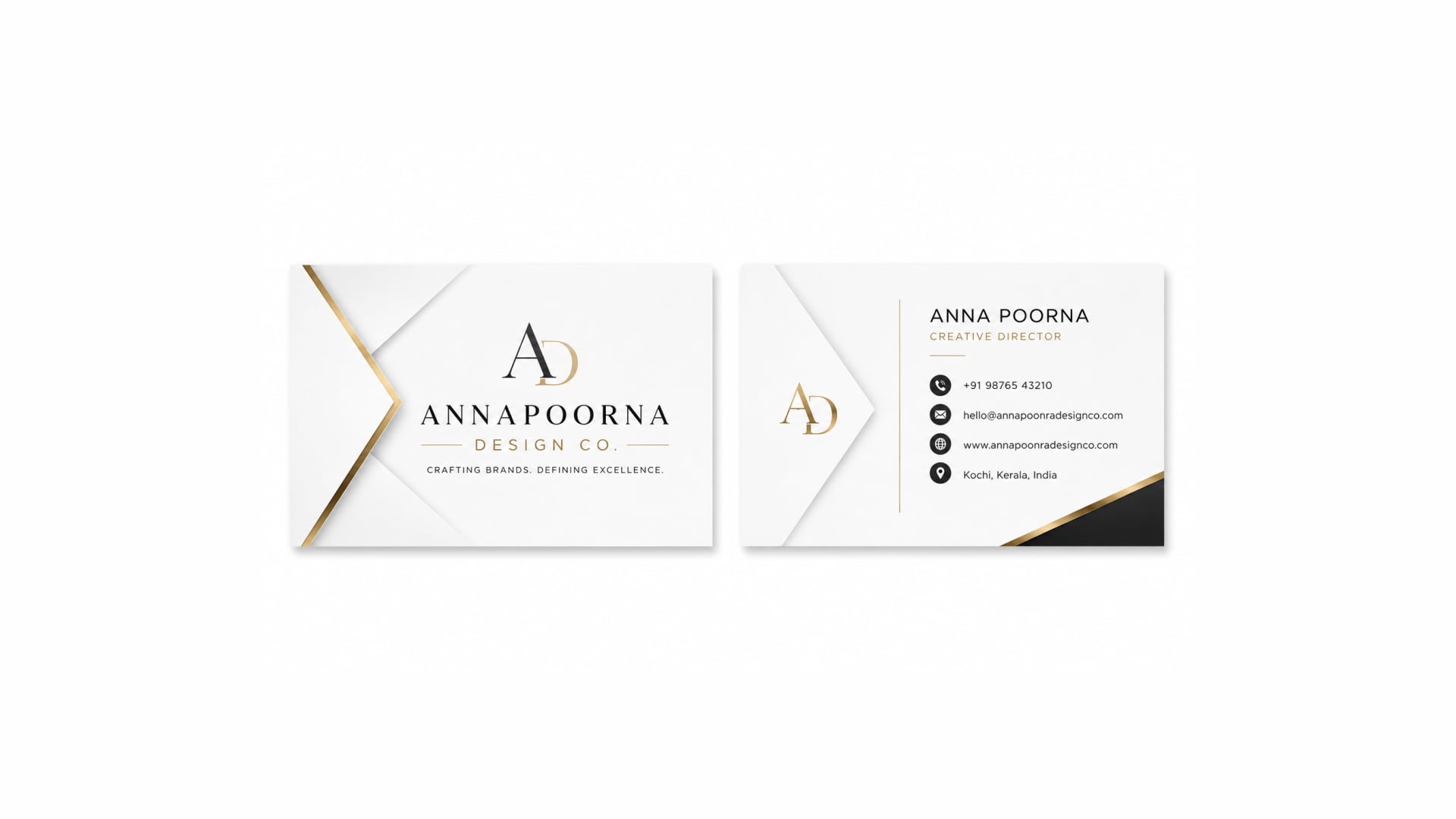 Create a Luxury Minimalist Business Card Design