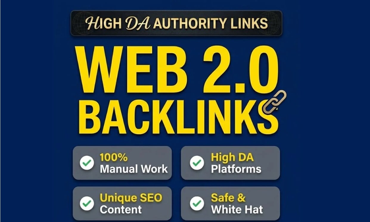 I will build web 2 0 backlinks manually for SEO rankings