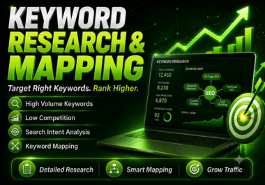 I will do SEO keyword research and create a keyword m...