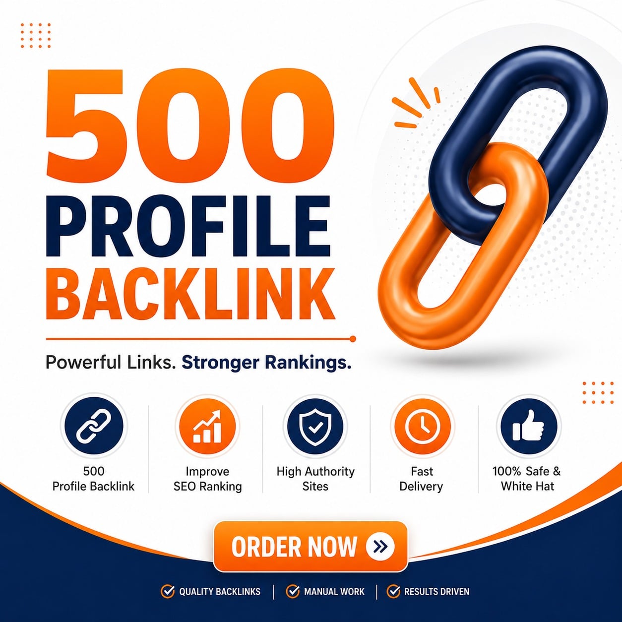 I Will Create 500 High Quality SEO Backlinks for Website