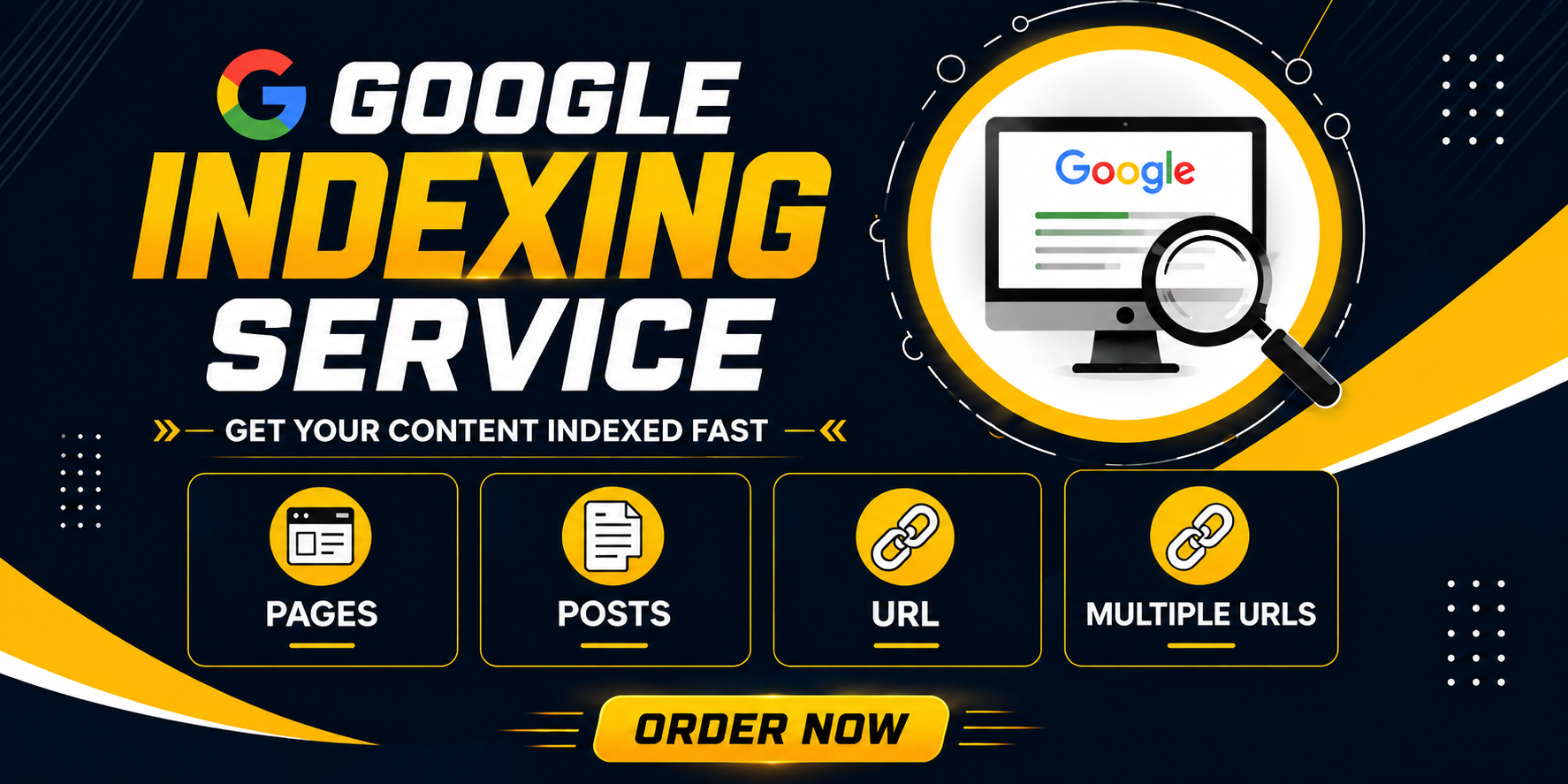 I Will Provide 25 Google Indexing backlinks for SEO L...